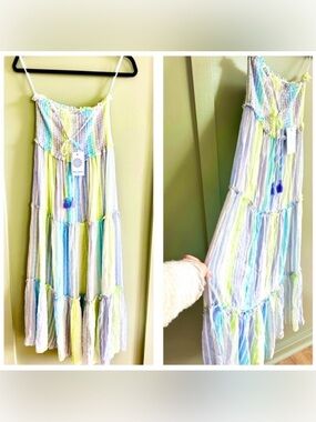 NWT BLUE ISLAND Striped Maxi Dress